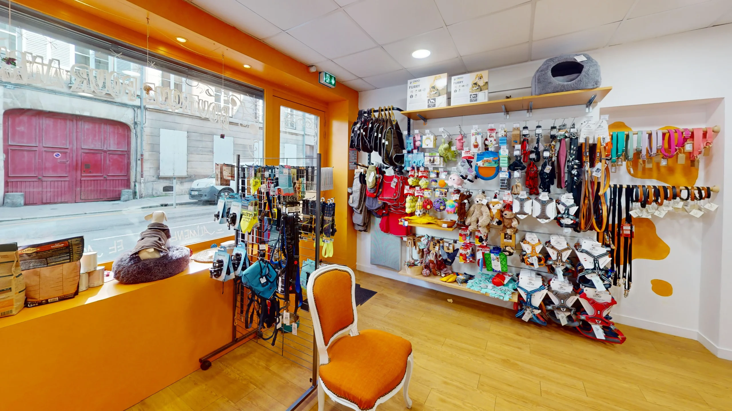 Truffe Store Accessoires alimentation chiens chats intérieur boutique