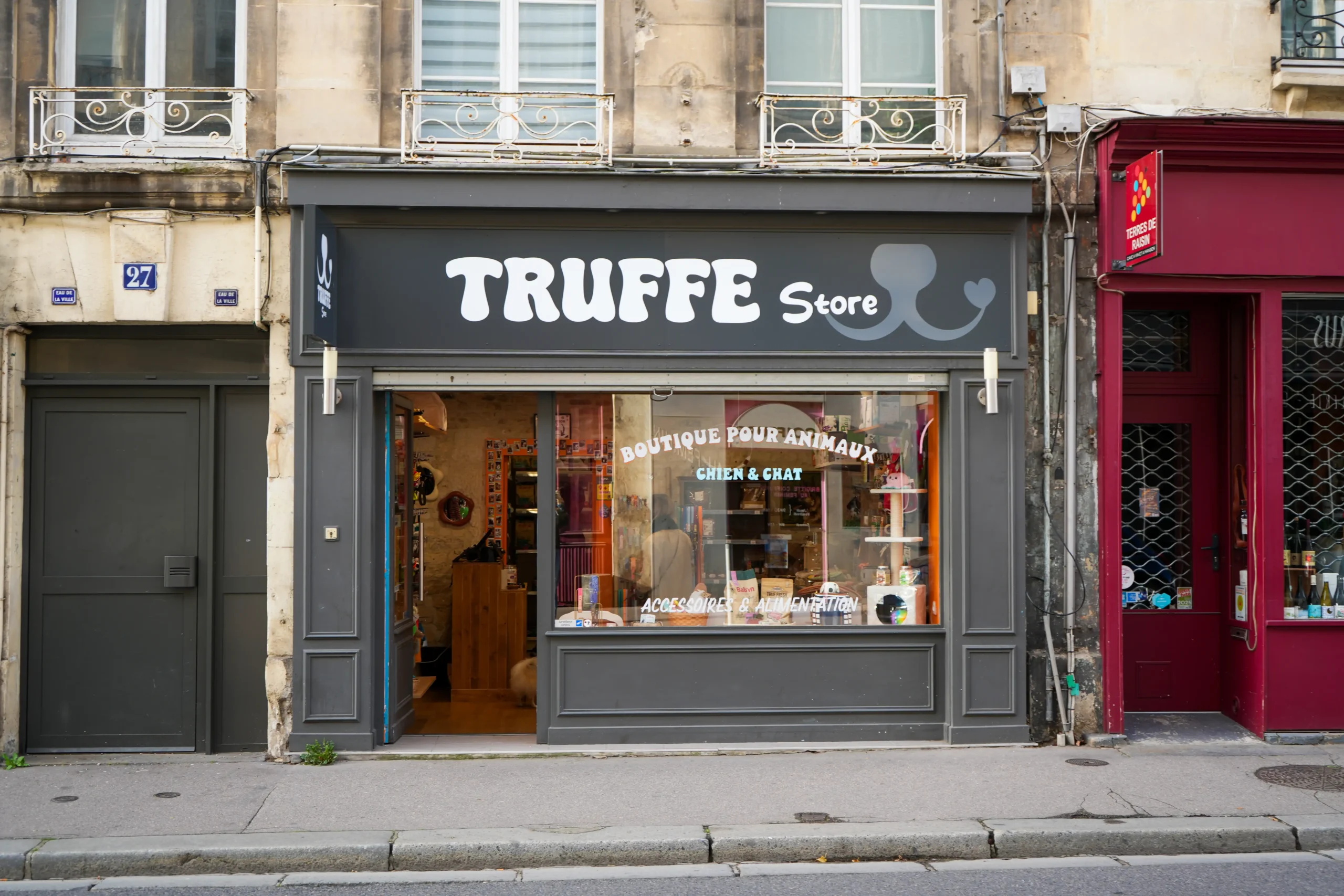 Truffe Store Accessoires alimentation chiens chats photo devanture