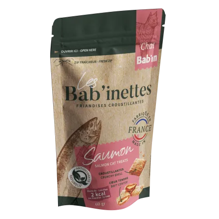 Babinettes au Saumon - Friandises pour Chats