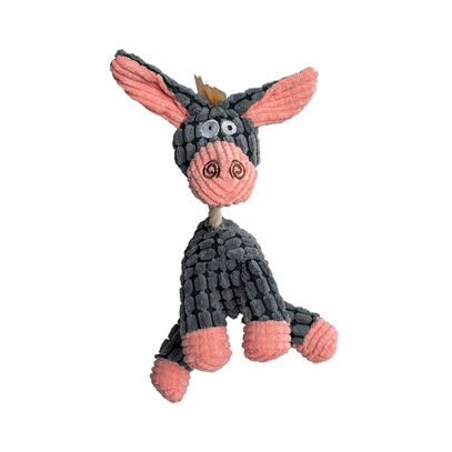 Peluche pour Chiens Âne en Corde 23cm